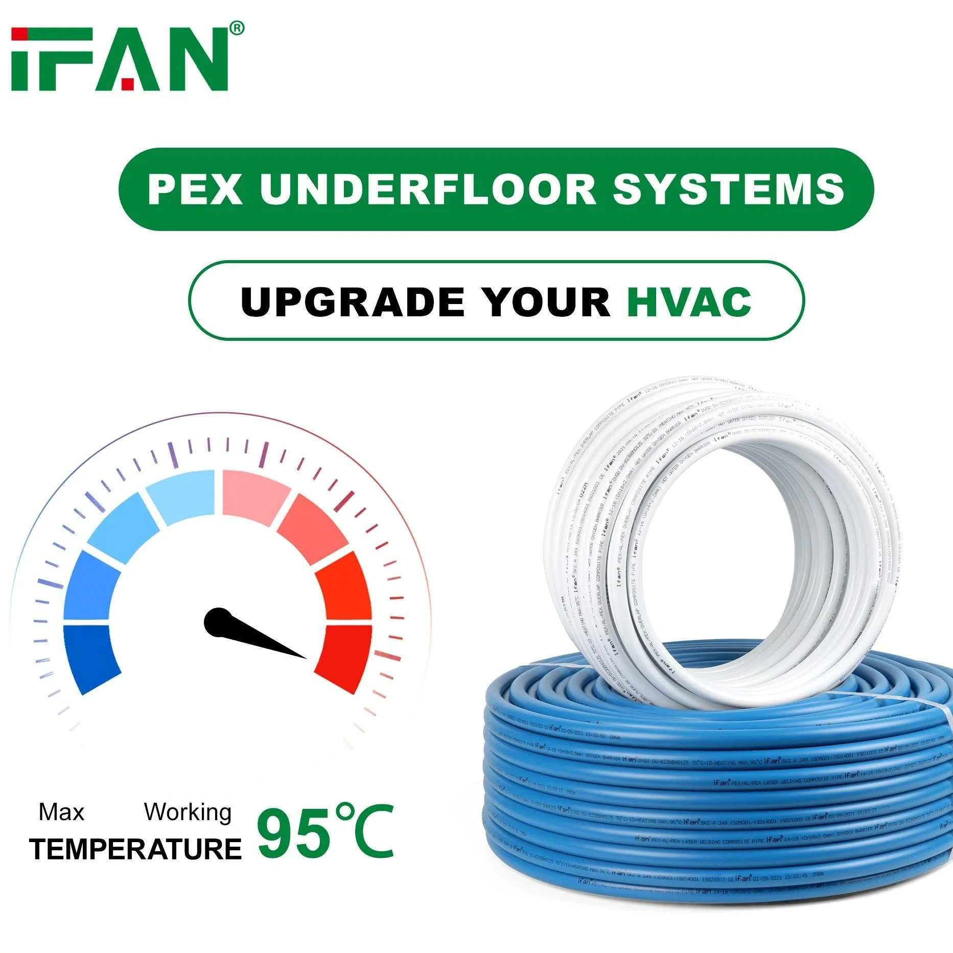 Ống composite IFAN 3-lớp PEX{2}}AL-PEX